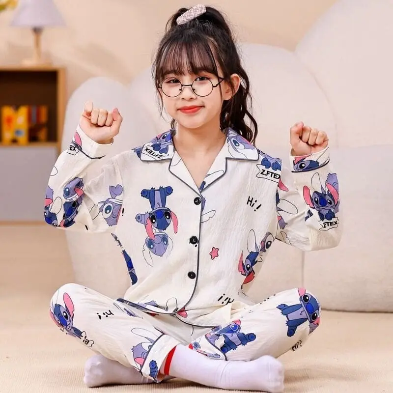 Girls character-print sleepwear